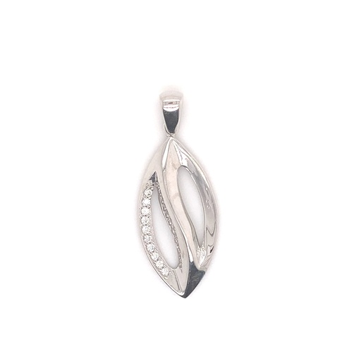 [ZH1892] Silver pendant Fantasy with Zirconia stones