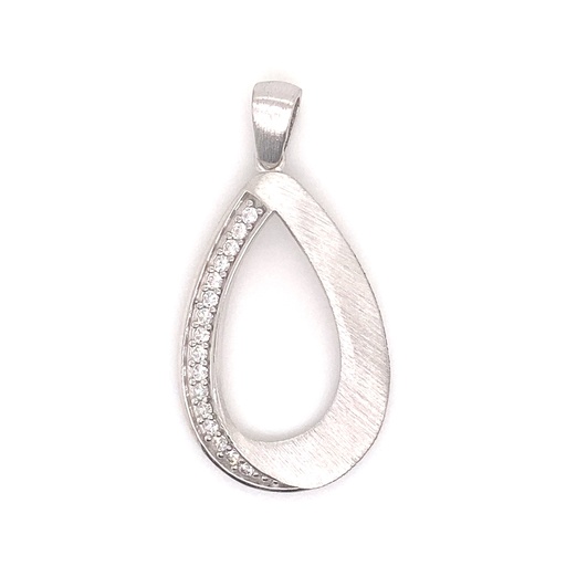 [ZH1893] Silver pendant Fantasy with Zirconia stones