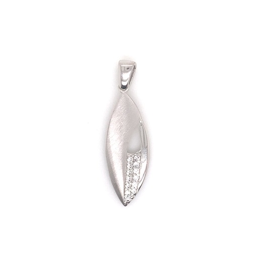 [ZH1896] Silver pendant Fantasy with Zirconia stones