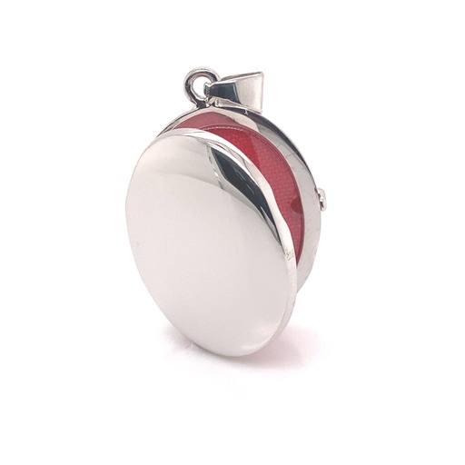 [ZH1907] Silver pendant Locket 22mm wide
