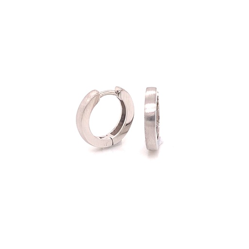 [ZO1927] Silver hinged hoop earrings 2.6mm wide