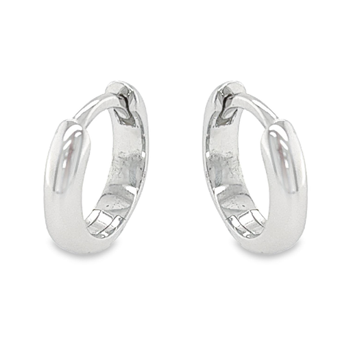 [ZO1982] Silver hinged hoop earrings
