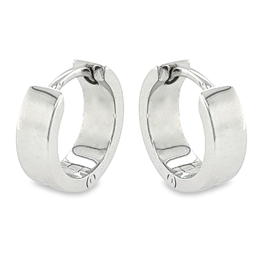 [ZO1983] Silver hinged hoop earrings
