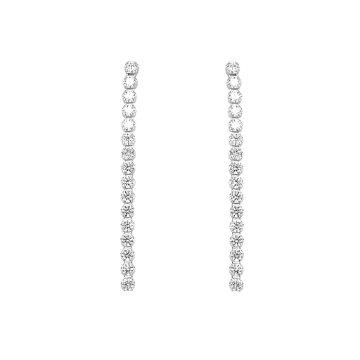 [ZOH2008] Silver earrings with Zirconia