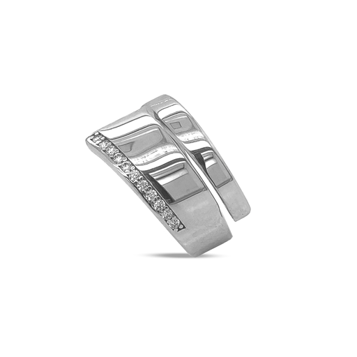 [ZR2056] Silver fantasy ring with zirconia's WRSM